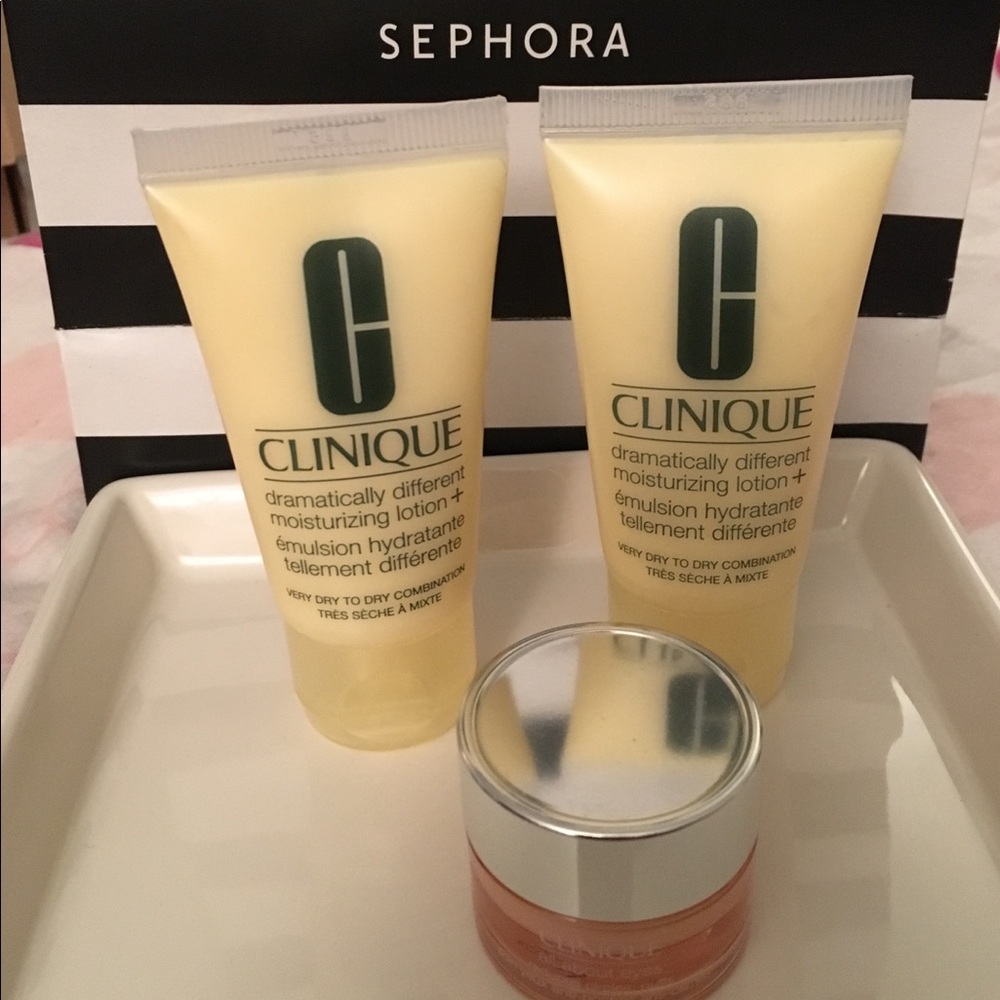 Clinique Skin set Lotion+ and All About eyes